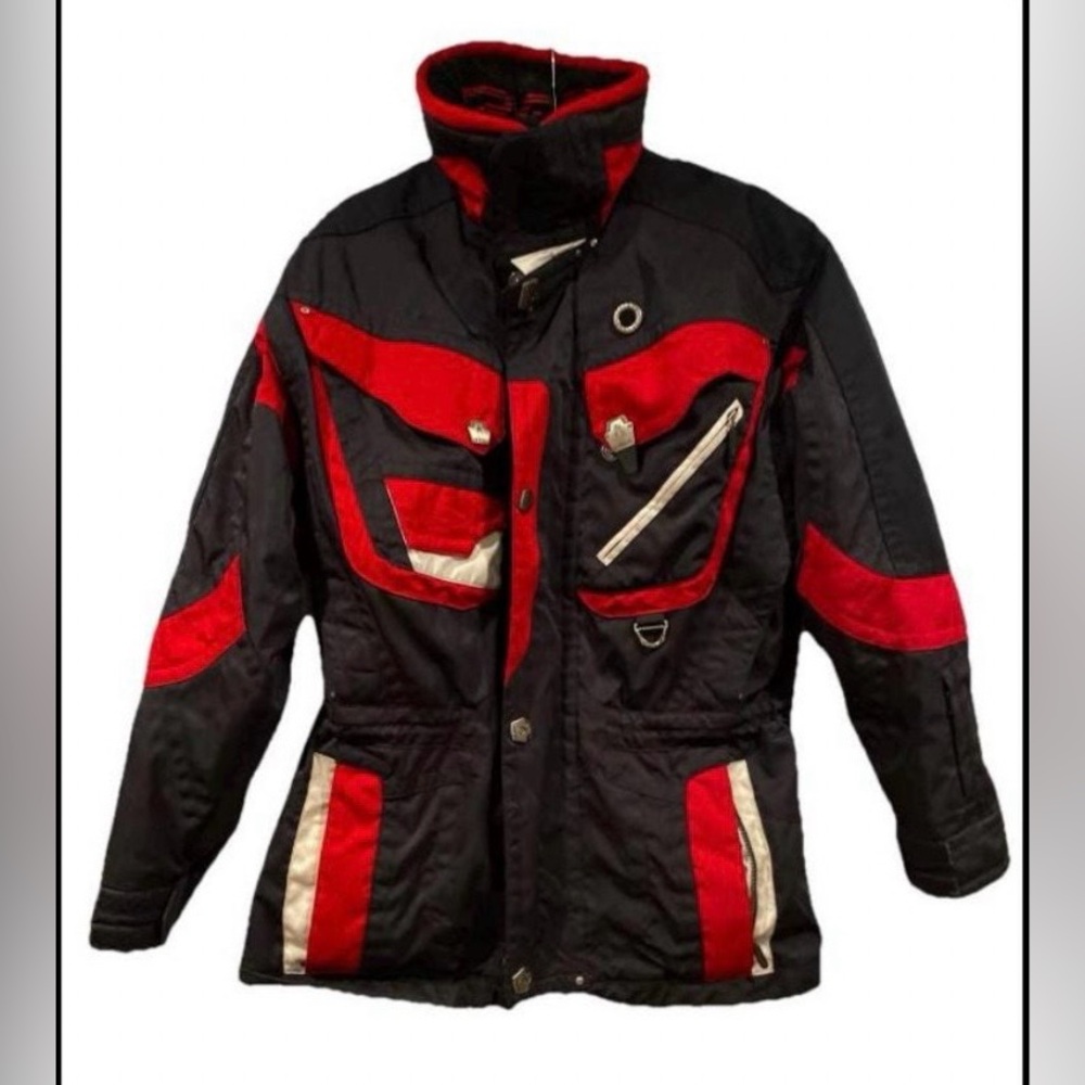 Vintage Spider Dermizax
Jacket Men's size S Black and Red with zip hood - Picture 3 of 17